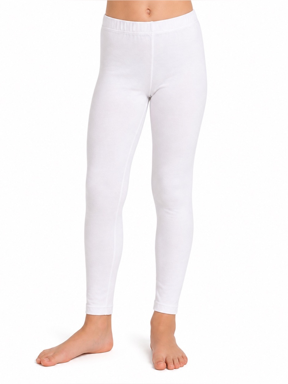 32 Degrees Heat Kids White Thermal Base Layer Leggings Medium